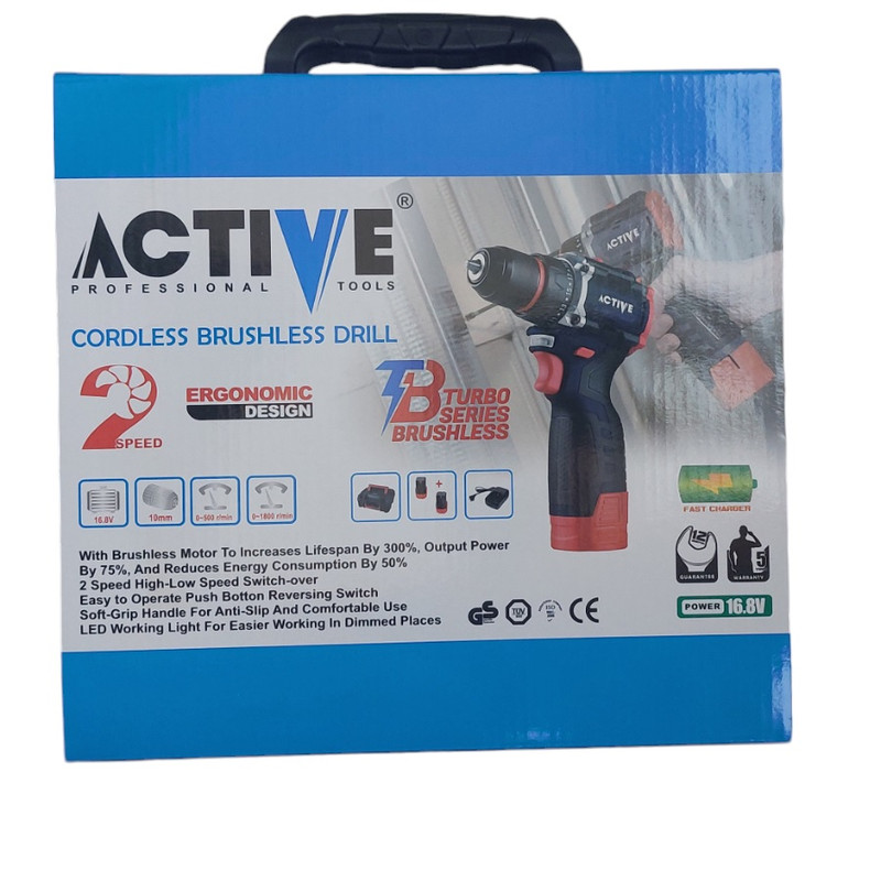 دریل شارژی اکتیو تولز مدل AC-3516BL