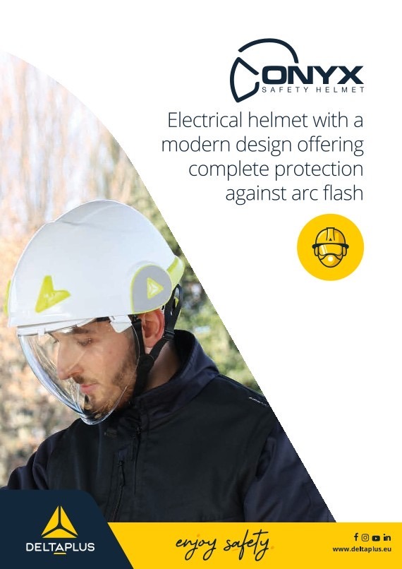 کلاه ایمنی عایق برق دلتا پلاس مدل Delta Plus Onyx Blanc 2
