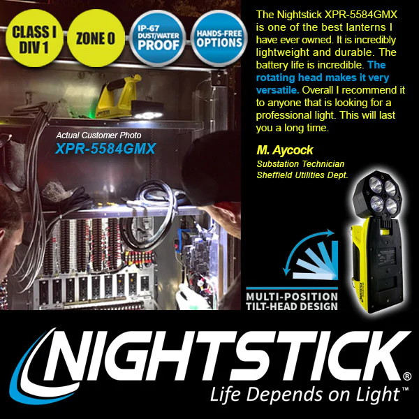چراغ قوه ضد انفجار نایت استیک مدل night stick XPR-5584GMX