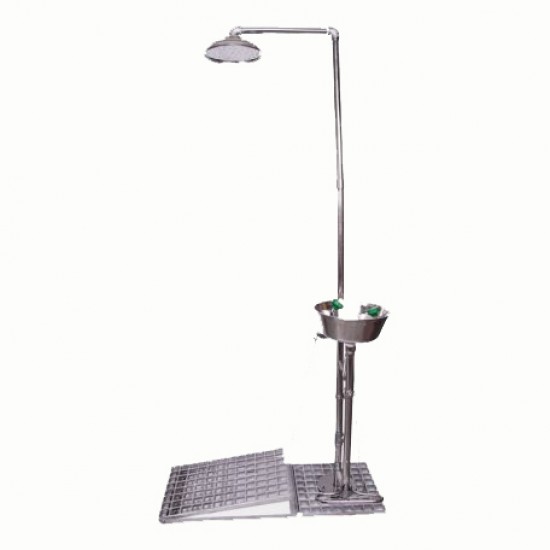 دوش و چشم شوی تمام استیل با راهبری پدالی مدل PSS502-450