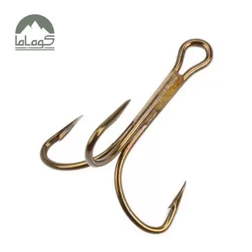 قلاب سه شاخه Mustad برنزی