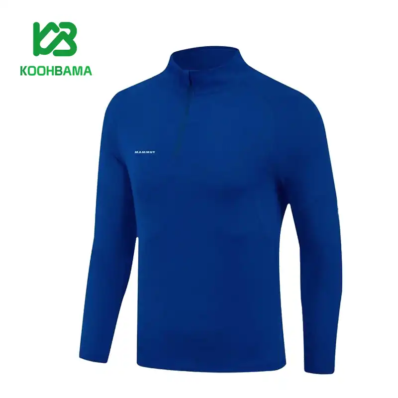تیشرت ورزشی نیم زیپ مردانه ماموت مدل A2305