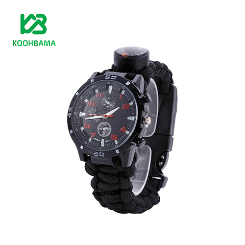 ابزار نجات طرح ساعت مچی مدل Paracord Watch