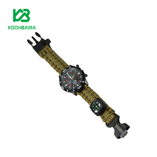 ابزار نجات طرح ساعت مچی مدل Paracord Watch