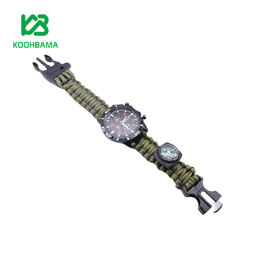 ابزار نجات طرح ساعت مچی مدل Paracord Watch