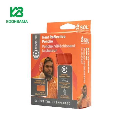 پانچو بقای سول مدل Heat Reflective Poncho