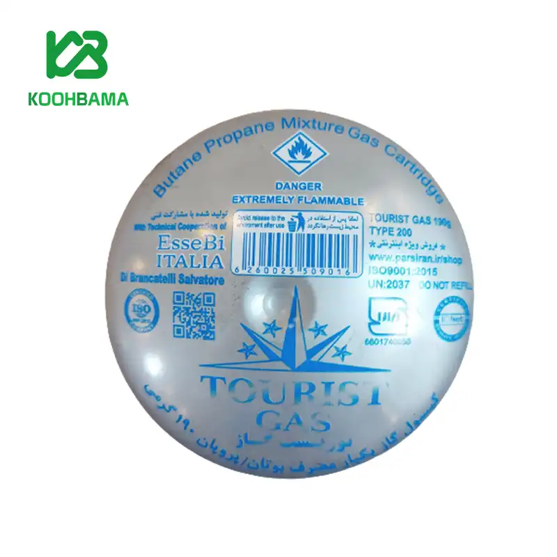 کپسول گاز یکبار مصرف 190 گرمی توریست