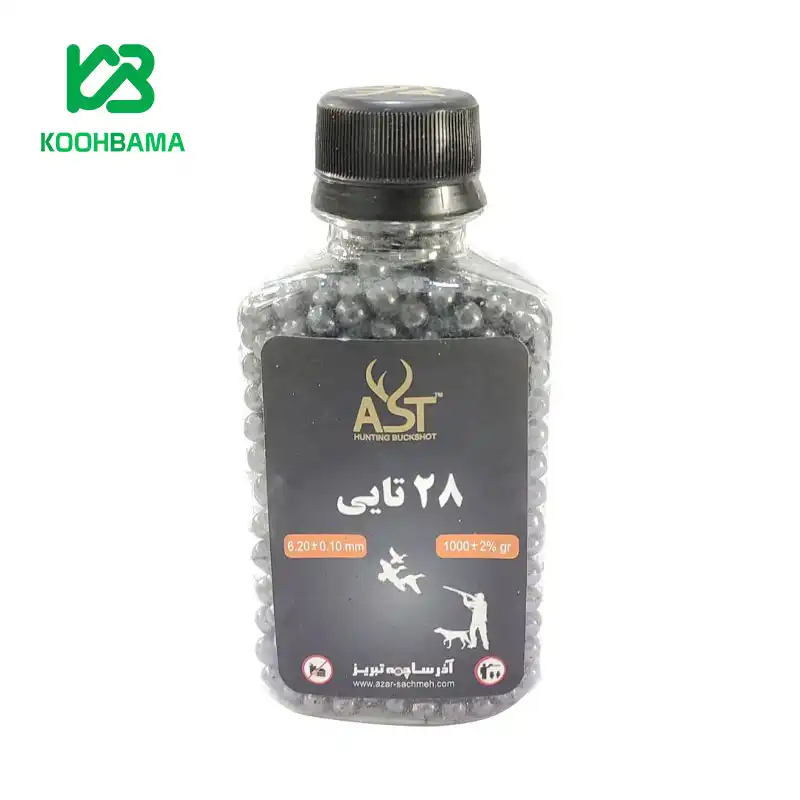 ساچمه شکاری AST سایز چهارپاره 28 تایی