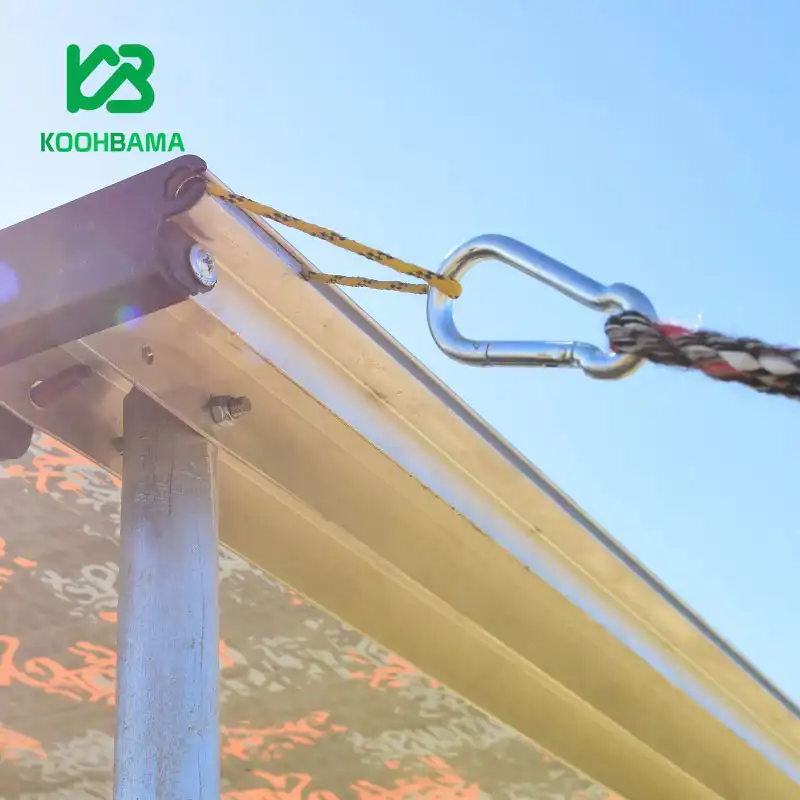 سایبان کمپینگ بغل خودرو مجیکمپ طرح ARB چراغ دار