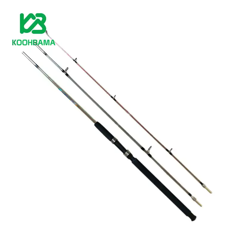 چوب ماهیگیری سه تکه کروکدیل 210CM ژله ای