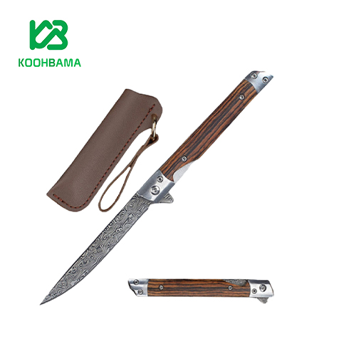 چاقوی پدر خوانده مدل M390 تیغه دمشقی
