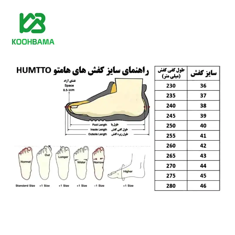 کفش طبیعت گردی مردانه هامتو مدل 240119A-4