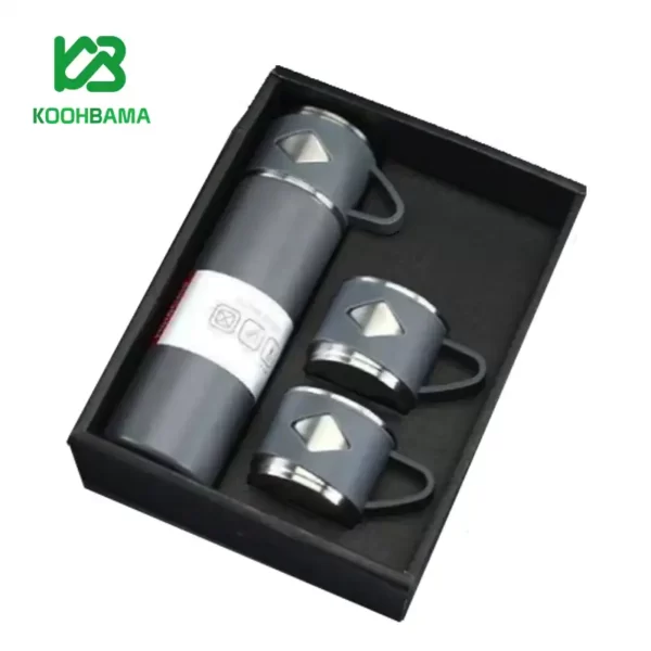 فلاسک استیل لیوان دار 3 کاپ ظرفیت 500 میلی لیتر