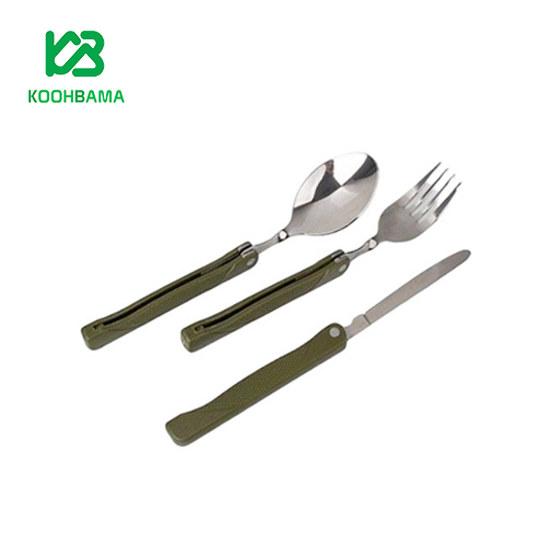ست قاشق چنگال و کارد تاشو مسافرتی