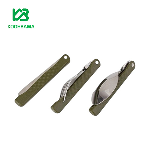 ست قاشق چنگال و کارد تاشو مسافرتی