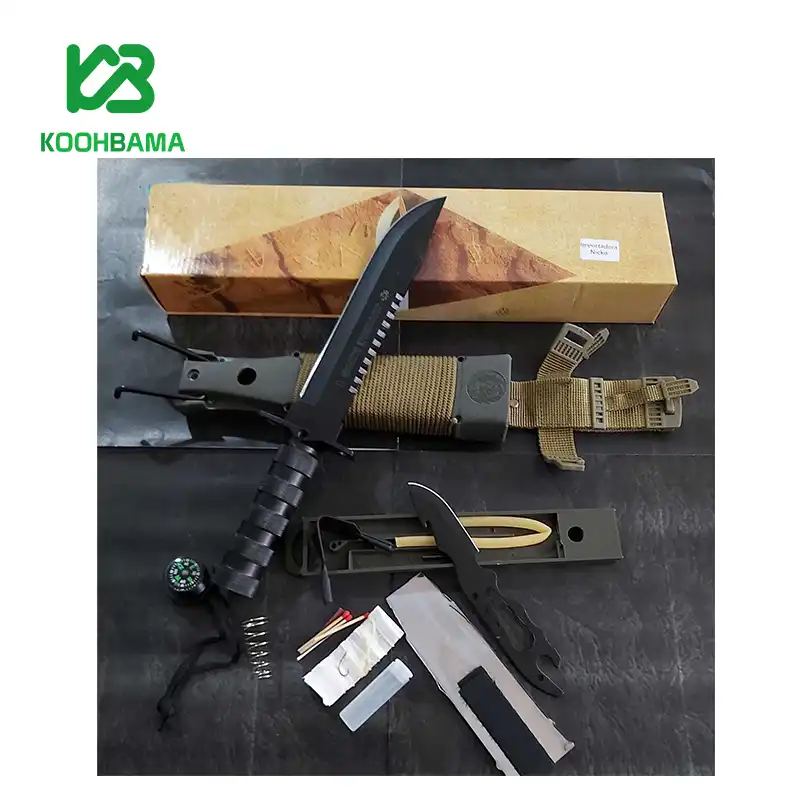 چاقو چندکاره سفری غلاف دار مدل JUNGLE KING
