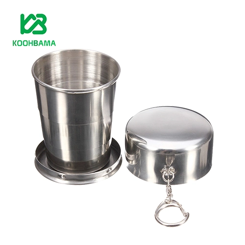 لیوان تاشو استیل سایز بزرگ
