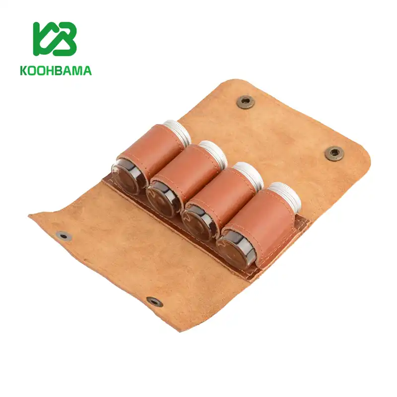 ست جا ادویه لایف کمپ کاور چرمی کد 45813