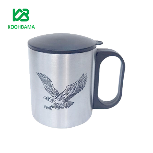 لیوان دوجداره استیل سفری